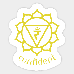 Solar Plexus Chakra Sticker